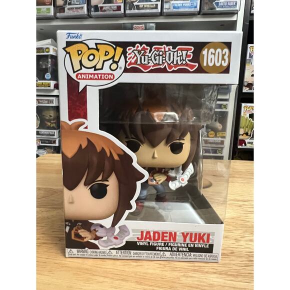 Jaden Yuki Yugioh Funko Pop #1603 Yu-Gi-Oh! Animation Anime Trading Card Game TV - Picture 1 of 6